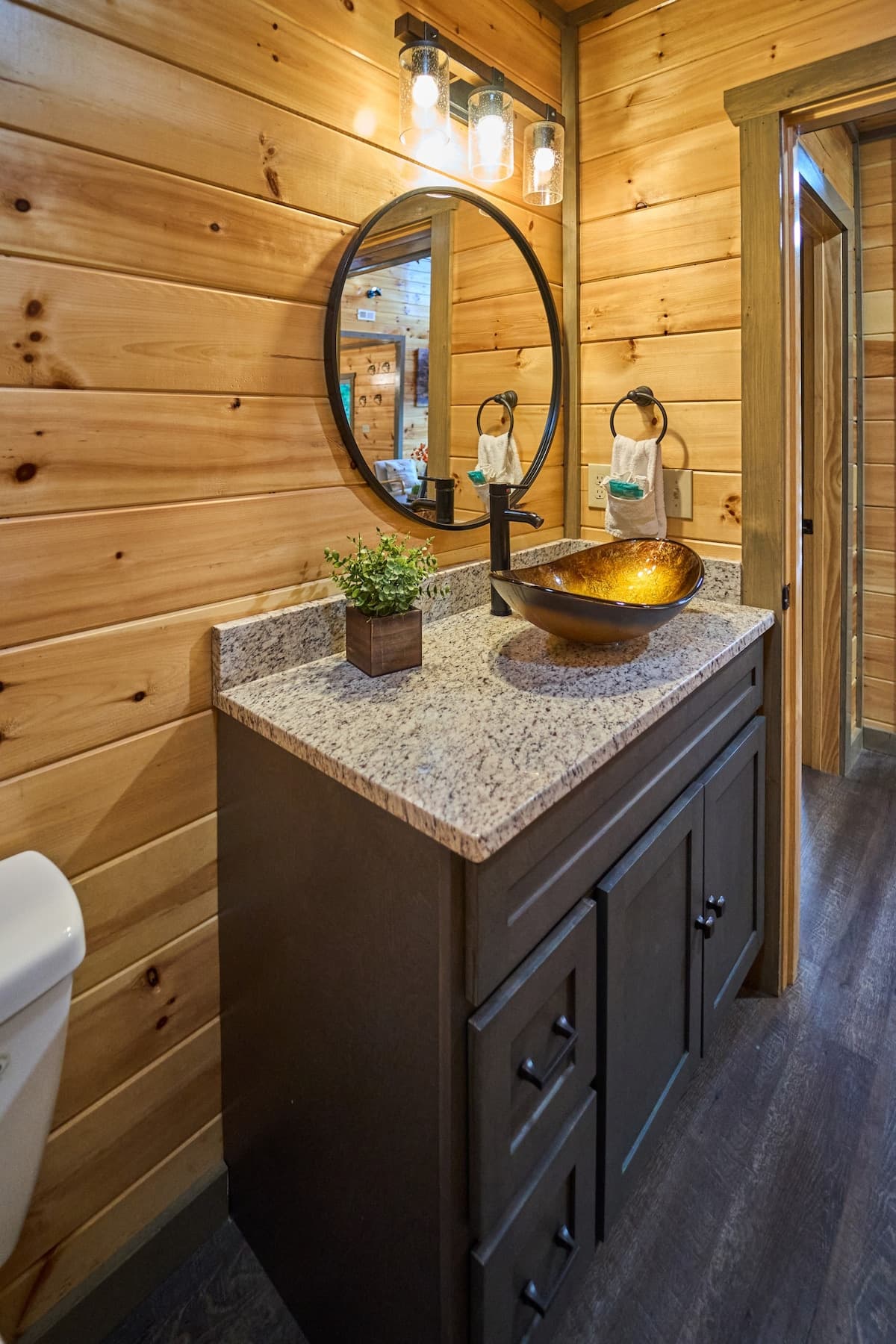 Half bathroom on main floor